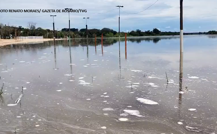 Rio Santa Maria e Ibicuí da Armada seguem subindo após fortes chuvas