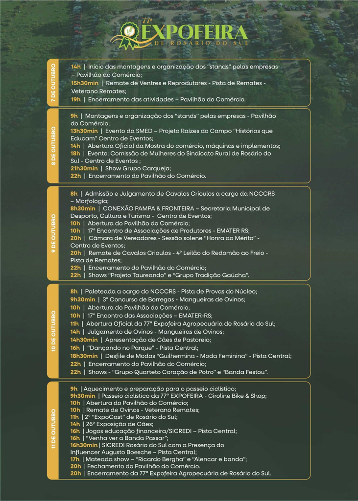Na edição deste ano, a Expofeira contará com mais de 90 expositores e atrações para todos os públicos